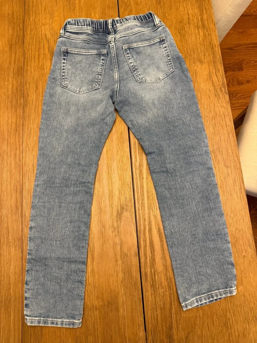 GAP Kids Boys Pull-On Denim Jogger Jeans Blue Size M Drawstring Waist